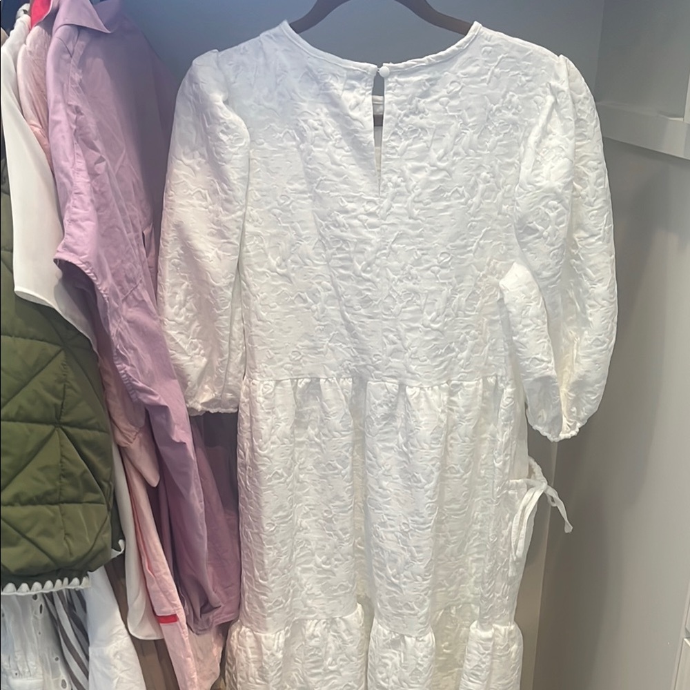 ASOS White Textured Dress - Picture 4 of 5